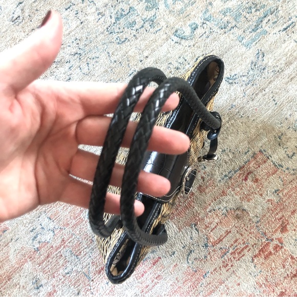 BRIGHTON Debbie Brown Tan woven leather shoulder bag - Picture 10 of 15